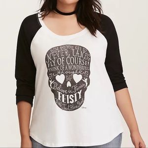 Torrid PETER PAN NEVERLAND SKULL RAGLAN TEE - 3